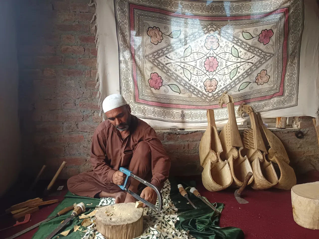 Last strings of a dying tradition: Bandipora artisan keeps Kashmir's Rabab heritage alive