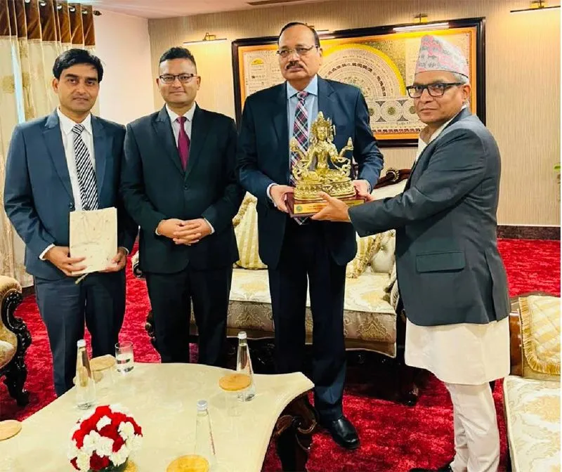 Nepal's top judge Sharma meets Indian counterpart Chief Justice Kant