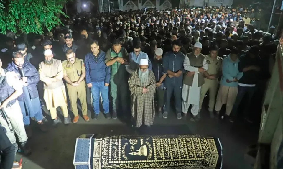 Martyred Policeman laid to rest in Budgam village