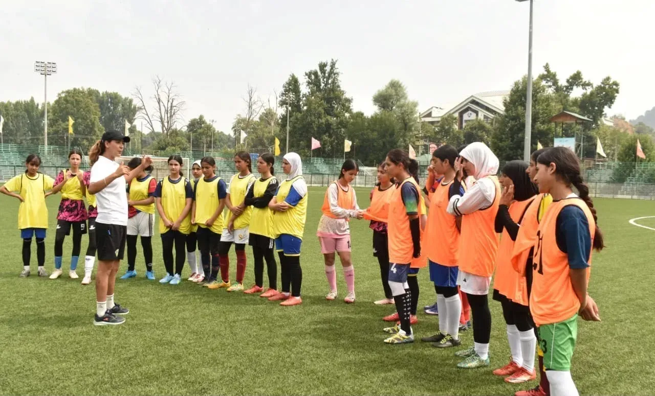 J&K Sports Council commences selection trials for Sub-Junior Girls Football Team