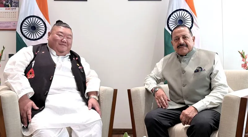 Nagaland adopts Lavender cultivation, Minister Along meets Dr Jitendra to discuss further roadmap