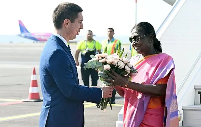 President Murmu arrives in Romania on state visit; focus on expanding trade, tourism