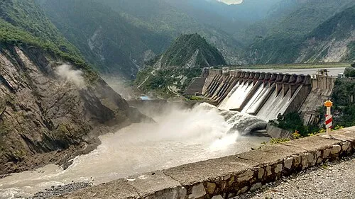 All Gates of Salal Dam Opened as Heavy Rain Swells Chenab River