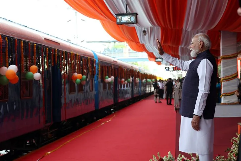 PM flags off India’s first hydrogen powered train in Haryana