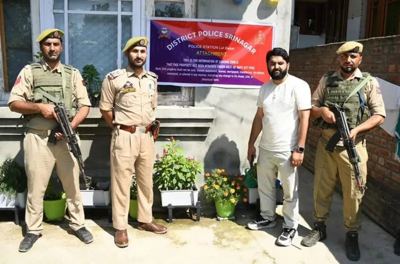 Srinagar Police Attaches Residential Property Worth Over ₹1.20 Crore Under NDPS Act