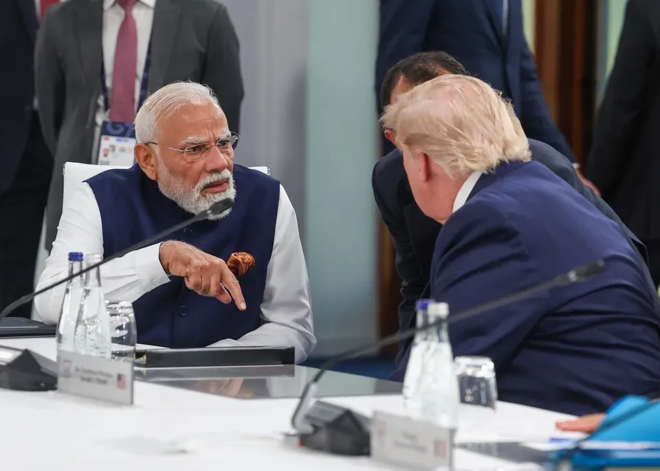 PM Modi, Trump shake hands, interact at G7 Summit