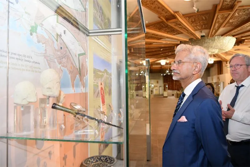 Jaishankar visits Bulgaria museum, meets friends of India ahead of talks with leadership