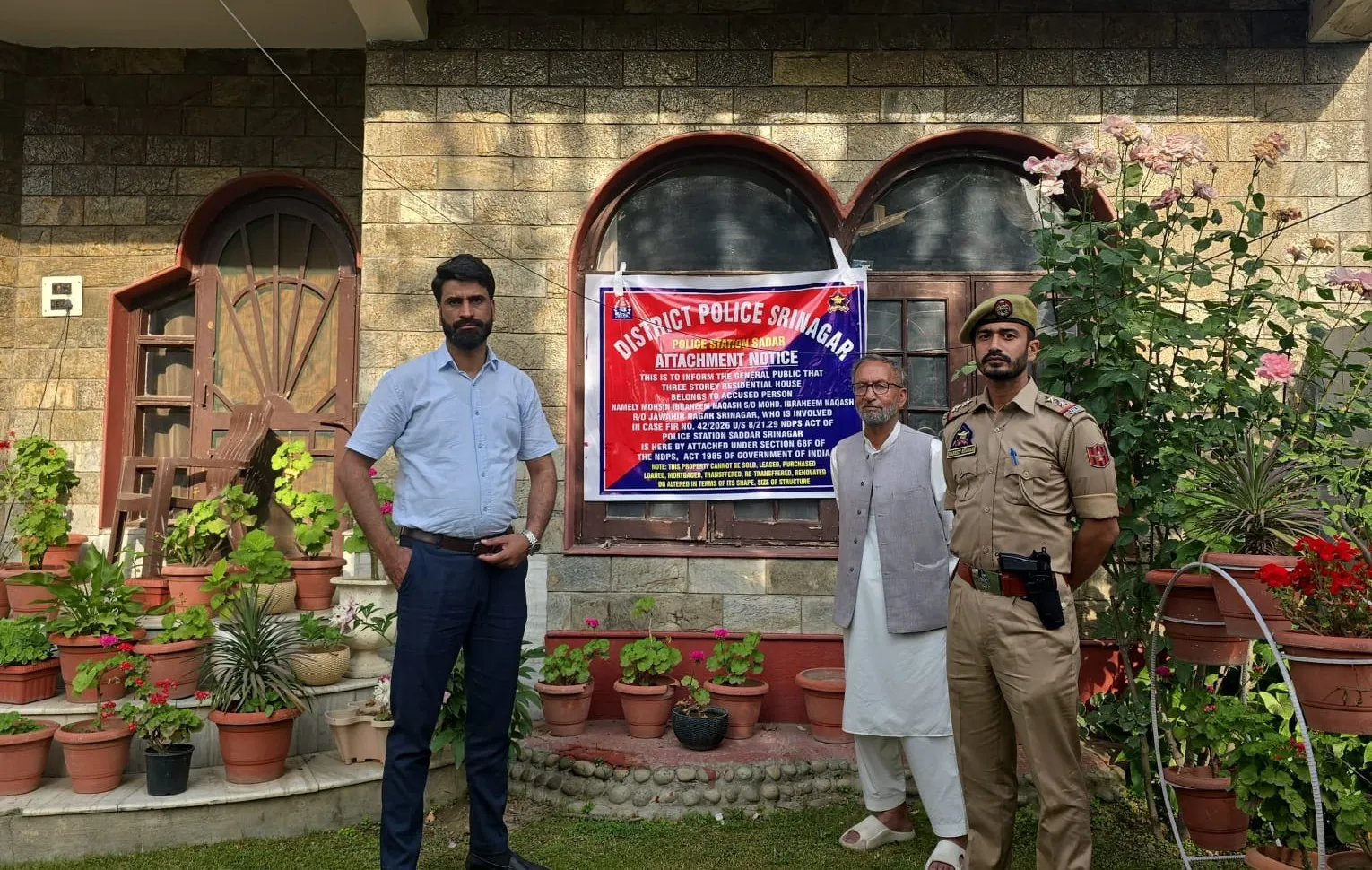 Srinagar Police Attaches Properties Worth ₹5 Crore Under NDPS Act