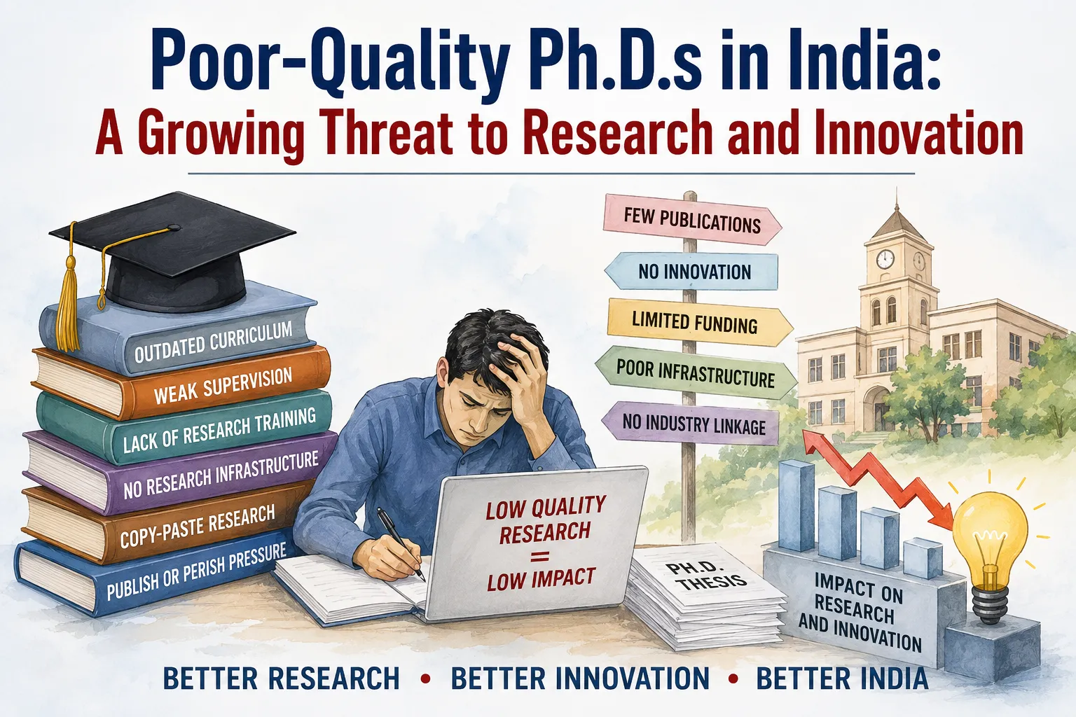 Poor-Quality Ph.D.s in India:  A Growing Threat to Research, and Innovation