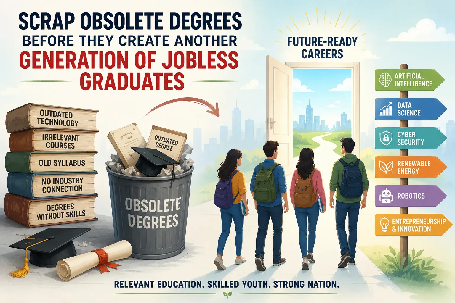 Scrap Obsolete Degrees Before They Create Another  Generation of Jobless Graduates