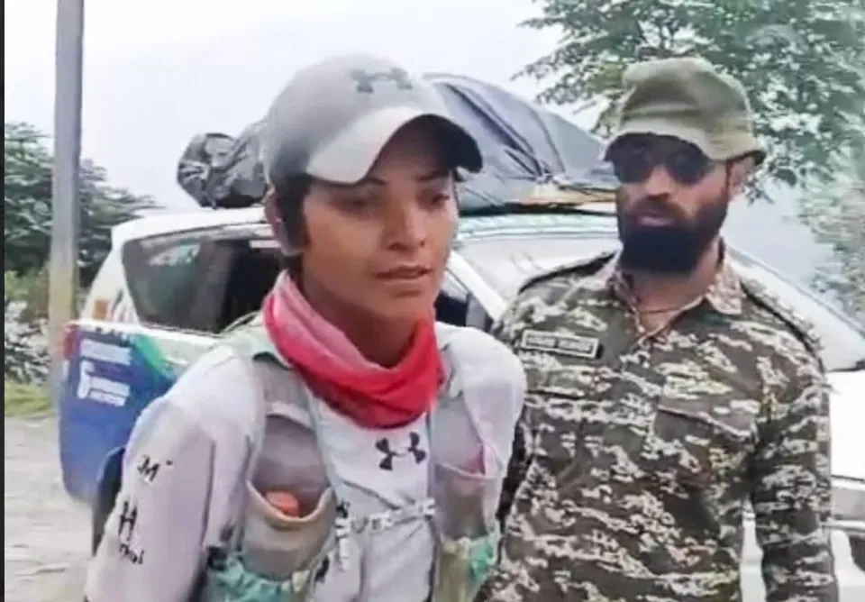 Guinness World Records holder Sufiya Sufi's 5,000-km Kanyakumari to Karakoram run reaches Ramban
