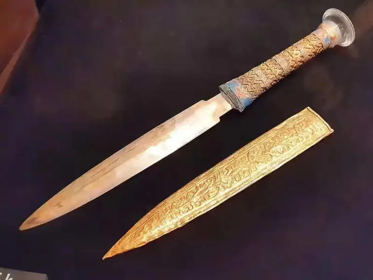 This weapon found in an Egyptian pharaoh's tomb wasn't made on Earth. Scientists solve a 3,000-year-old mystery