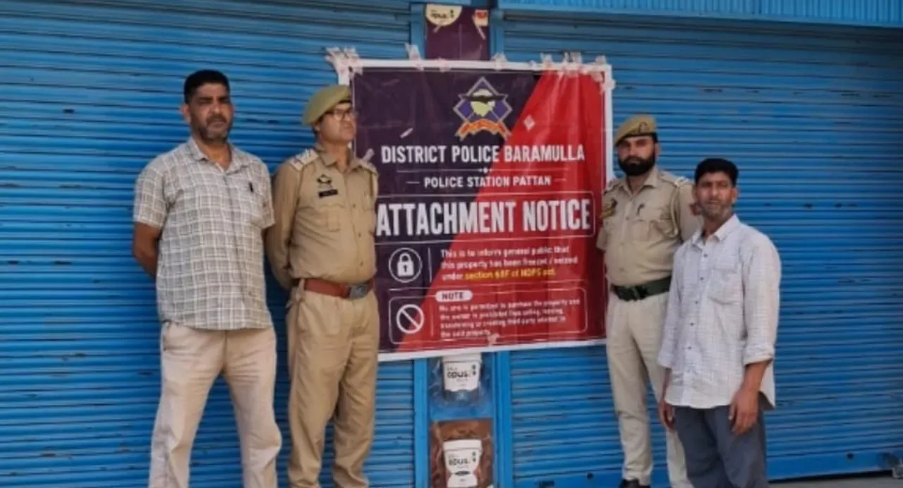Police attach drug peddler’s properties under NDPS Act