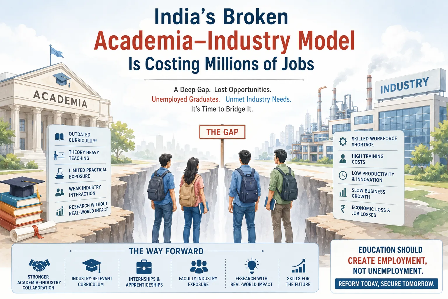 Broken Academia–Industry Integration  Is Killing Innovation and Employability