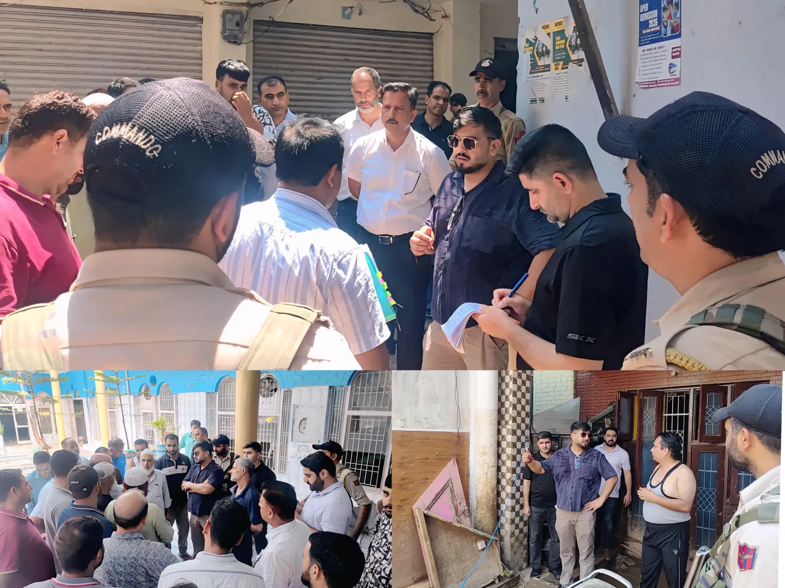 DC Rajouri Visits Flood-Affected Madina Colony, Directs Restoration of Essential Services on Priority