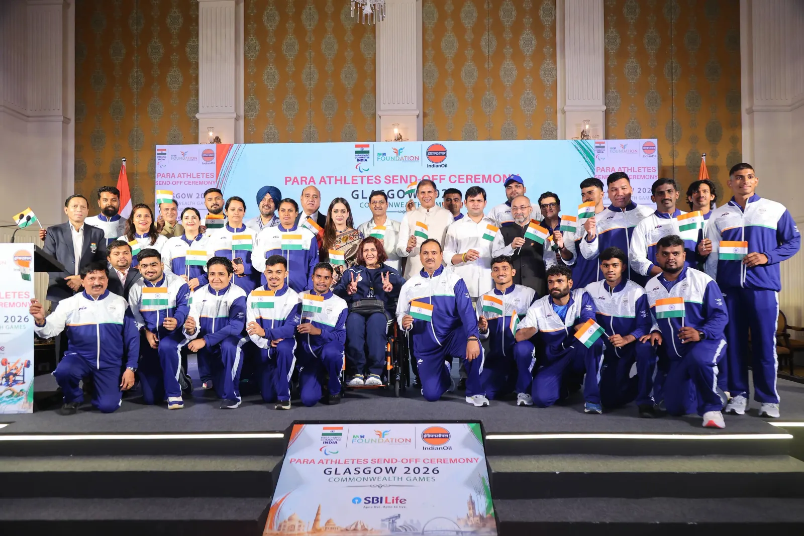 India's 28-Member Para Contingent Receives Grand Send-Off Ahead of Glasgow 2026 Commonwealth Games