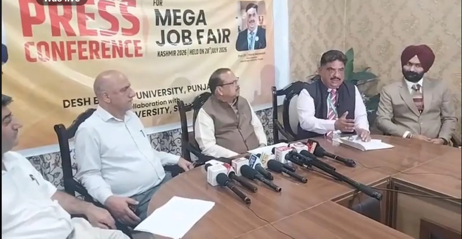 Mega Job Fair 2026 on July 28 at Amar Singh College, Srinagar: Over 10,000 Job Opportunities for J&K Youth
