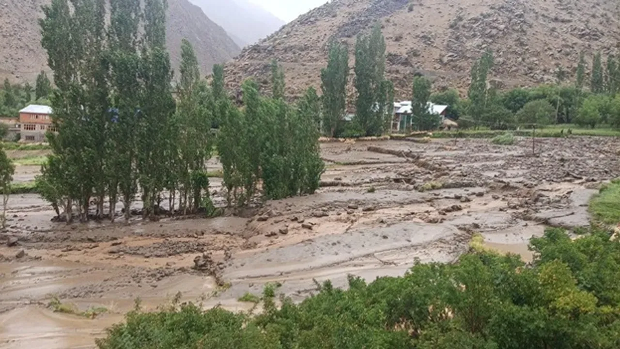Flash floods ravage Kargil, rain alert till July 25