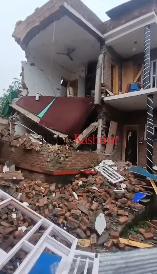 Day after Policeman’s killing, houses of two LeT terrorists demolished in Anantnag