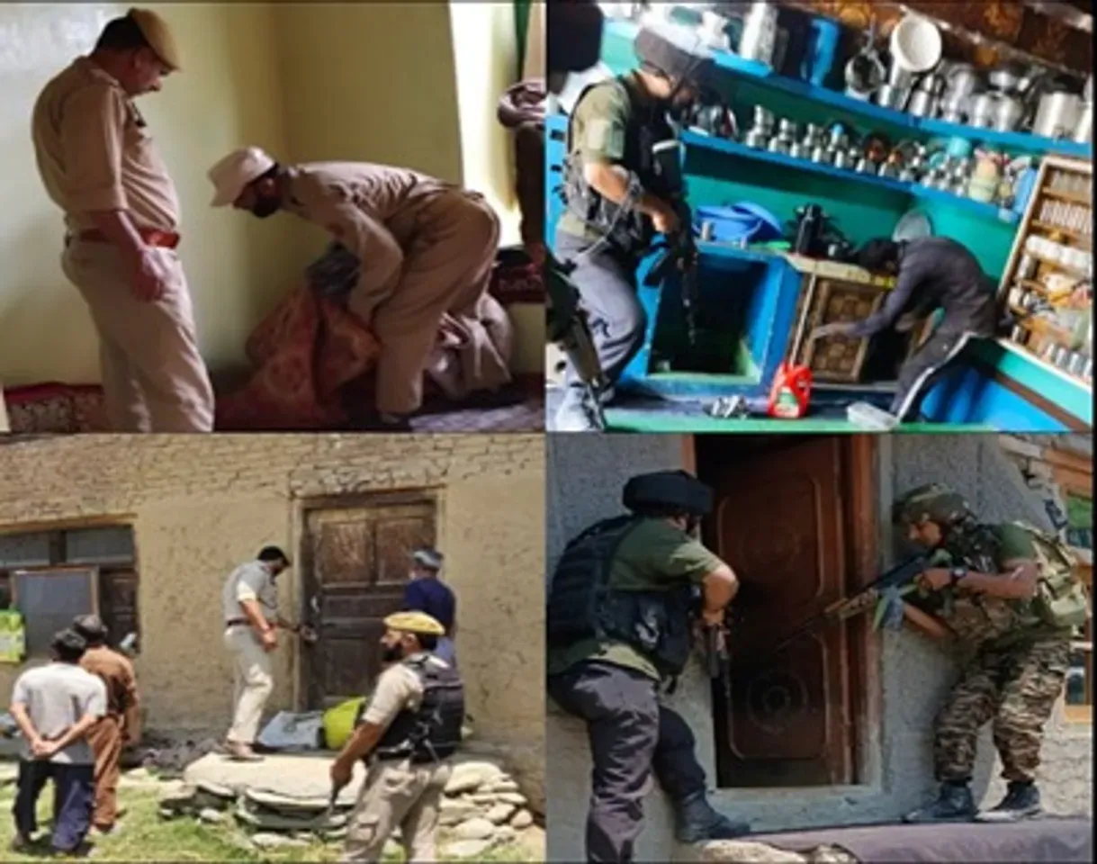 Police search houses linked to Pak-based operatives
