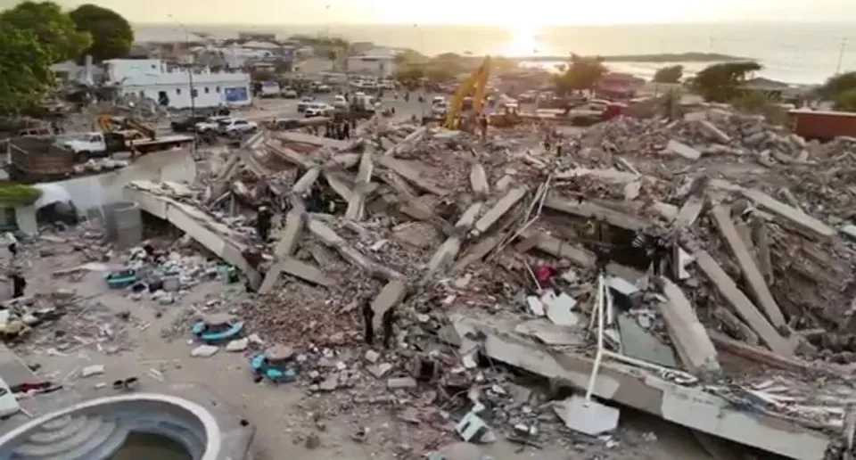 Venezuelan security guard pulled alive from building basement 8 days after twin quakes